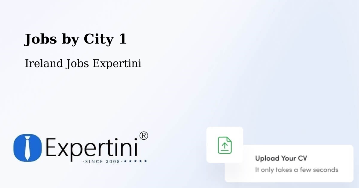 City Jobs in Ireland - Expertini